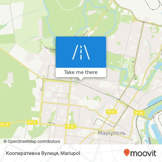 Кооперативна Вулиця map