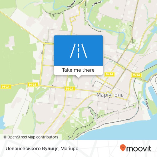 Леваневського Вулиця map