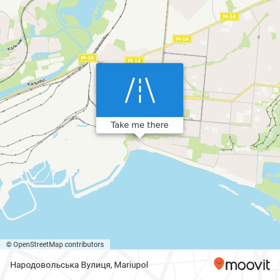 Народовольська Вулиця map