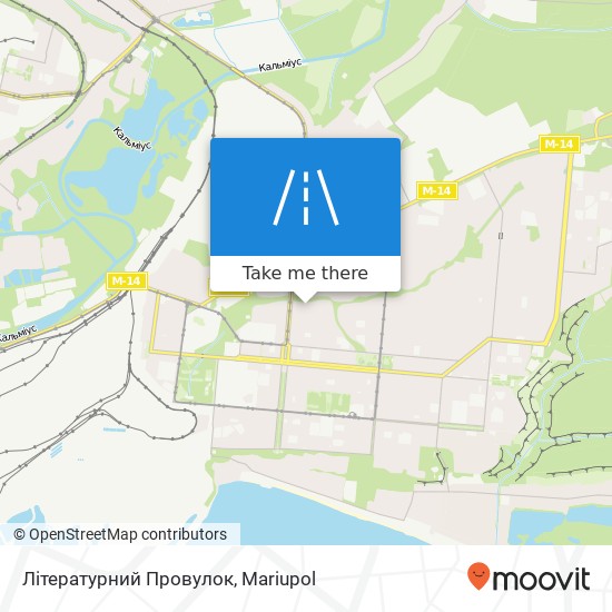 Літературний Провулок map