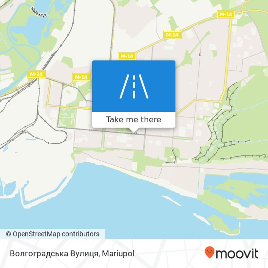 Волгоградська Вулиця map