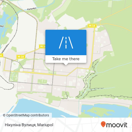 Нікуліна Вулиця map