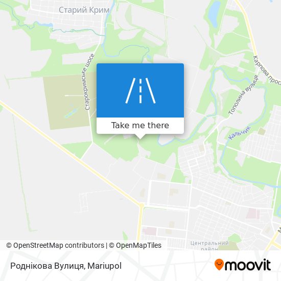 Роднікова Вулиця map