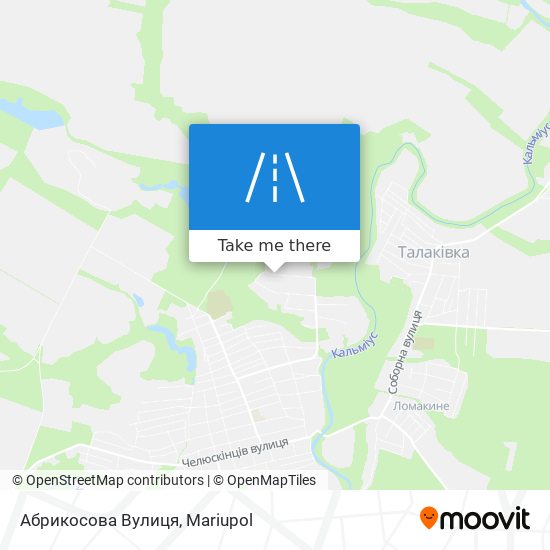 Абрикосова Вулиця map