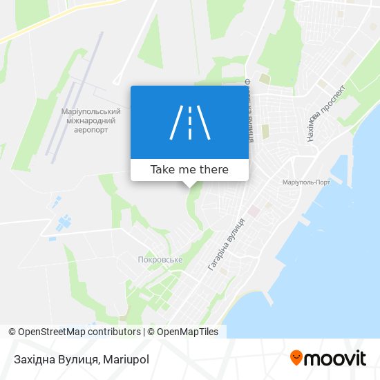 Західна Вулиця map