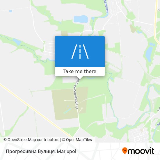 Прогресивна Вулиця map