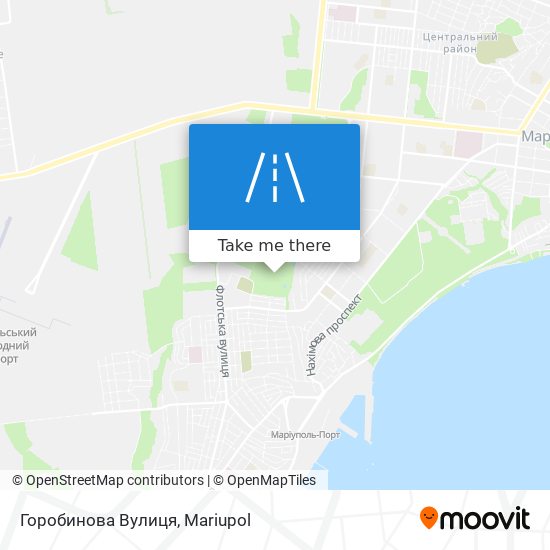 Горобинова Вулиця map