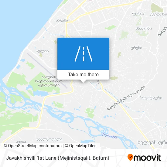 Javakhishvili 1st Lane (Mejinistsqali) map