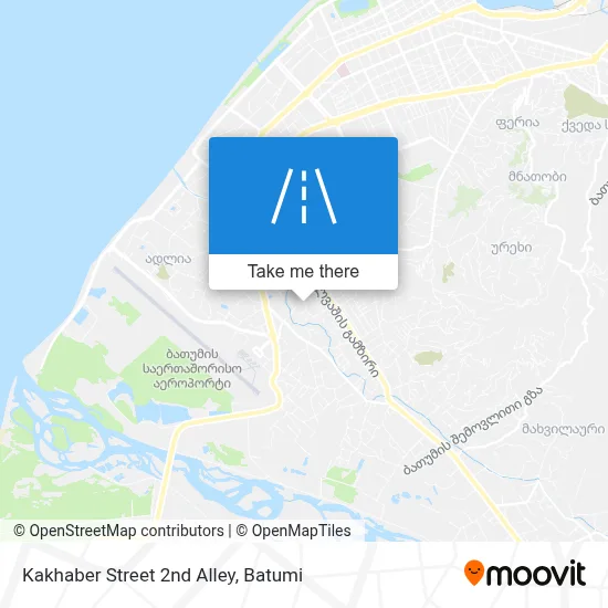 Kakhaber Street 2nd Alley map