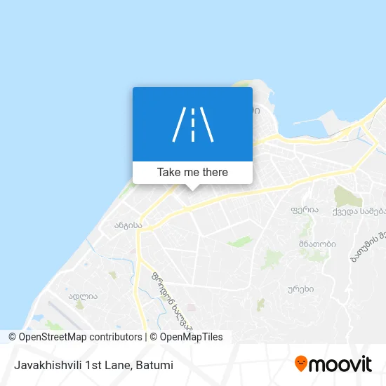 ჯავახიშვილის 1 შესახვევი map