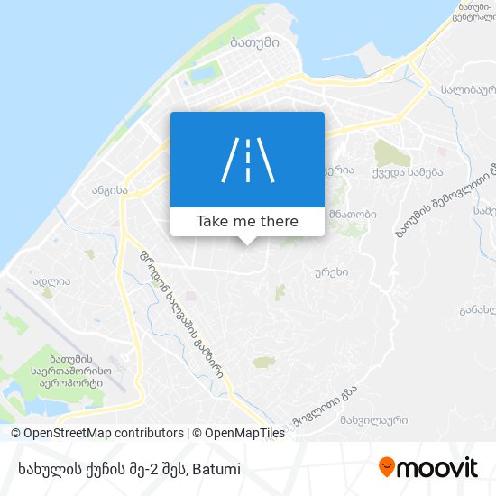 ხახულის ქუჩის მე-2 შეს map