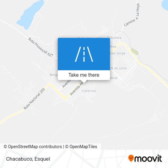 Mapa de Chacabuco