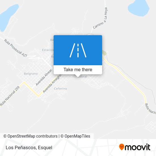 Mapa de Los Peñascos