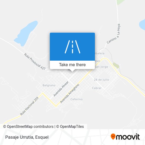 Mapa de Pasaje Urrutia