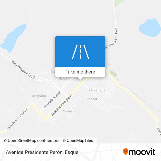 Avenida Presidente Perón map