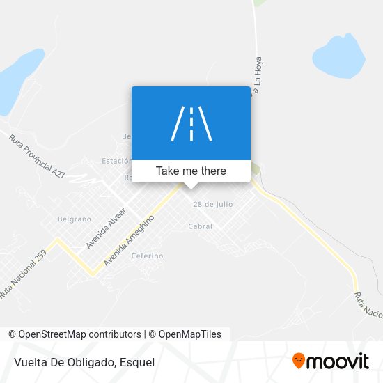 Mapa de Vuelta De Obligado