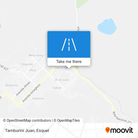 Tamburini Juan map