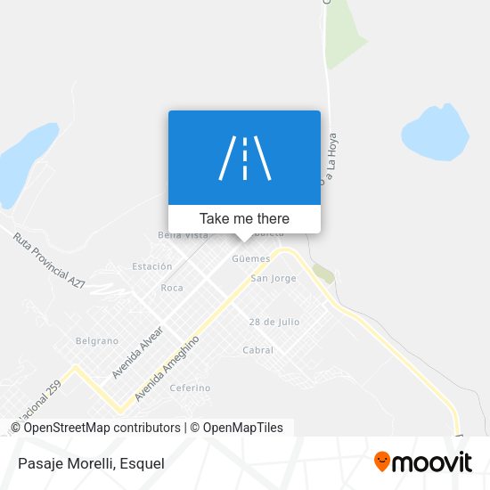 Mapa de Pasaje Morelli