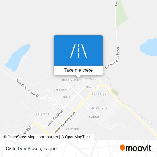 Calle Don Bosco map