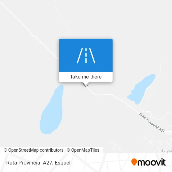Ruta Provincial A27 map