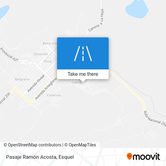 Mapa de Pasaje Ramón Acosta