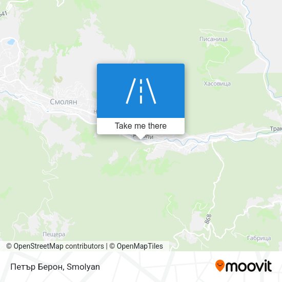 Карта Петър Берон