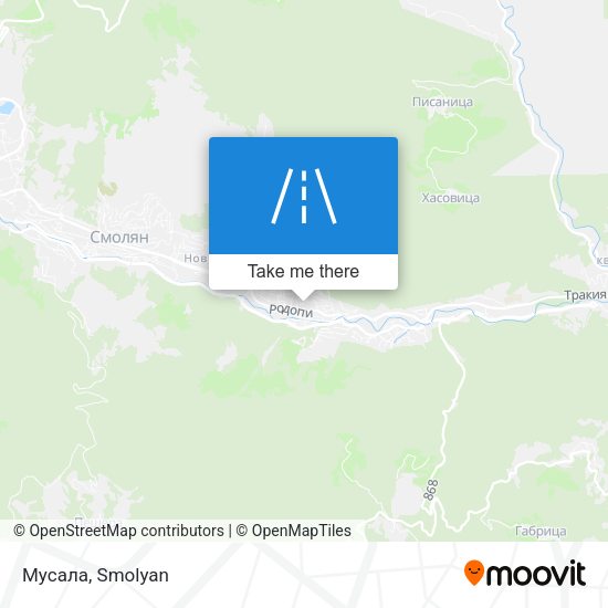 Мусала map