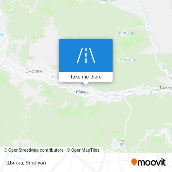 Шипка map