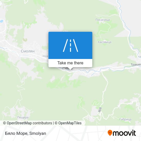 Бяло Море map