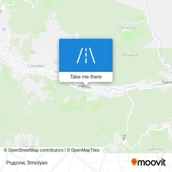 Родопи map
