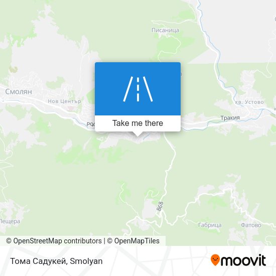 Карта Тома Садукей