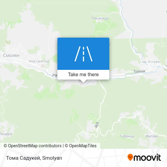 Карта Тома Садукей