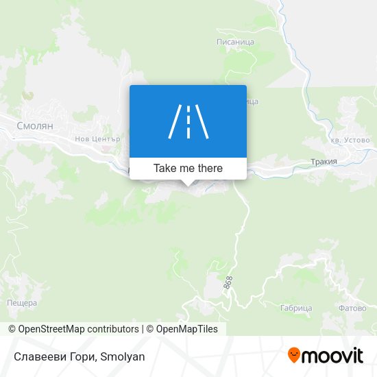 Славееви Гори map