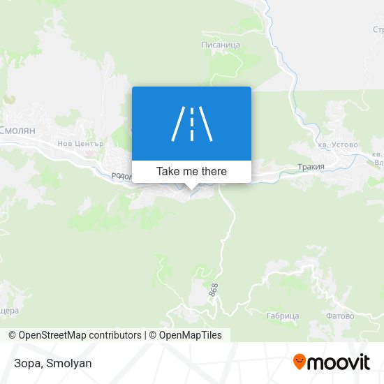 Зора map