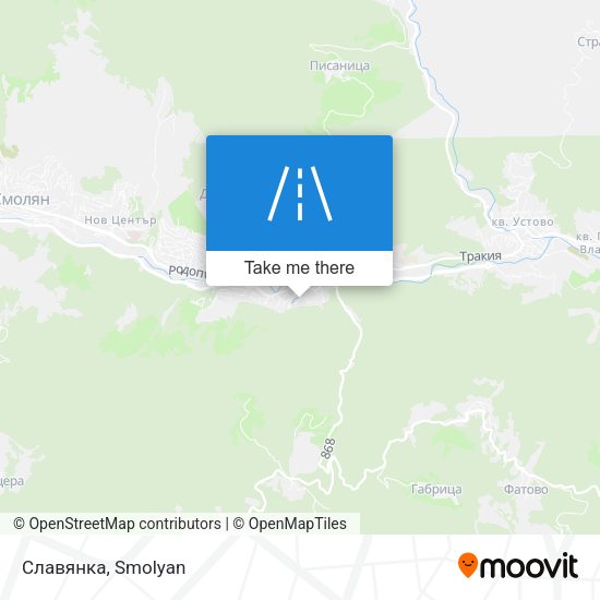 Славянка map