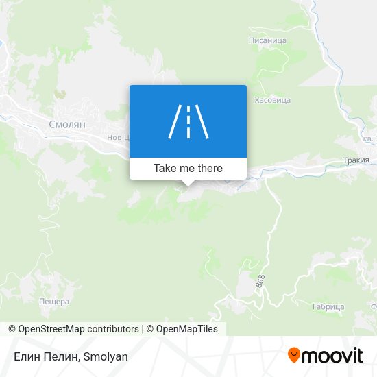 Елин Пелин map