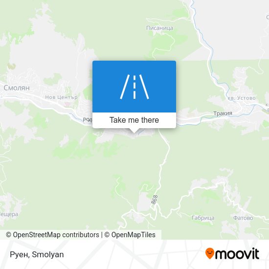 Руен map