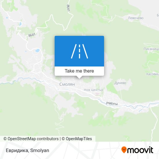 Евридика map