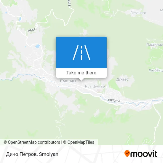 Карта Дичо Петров