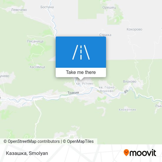Казашка map