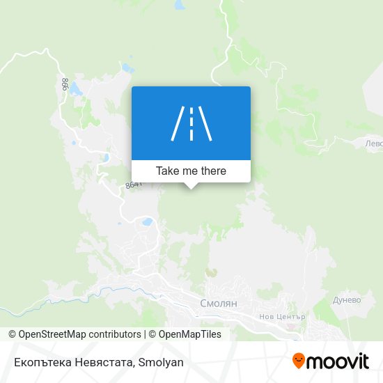 Екопътека Невястата map