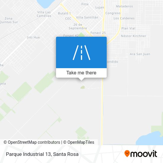 Parque Industrial 13 map