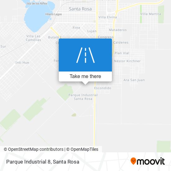 Parque Industrial 8 map