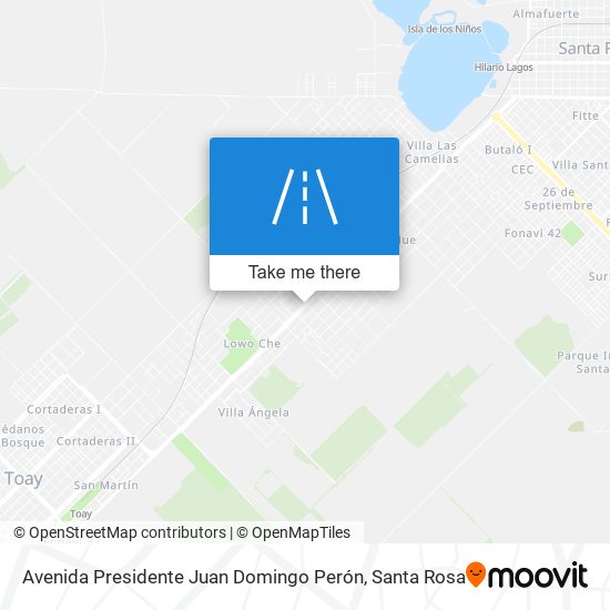 Avenida Presidente Juan Domingo Perón map