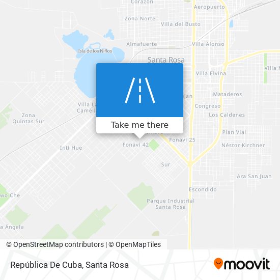 República De Cuba map