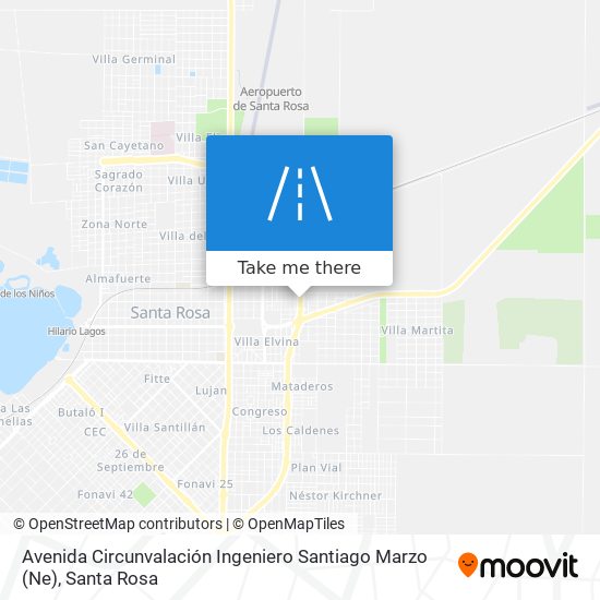 Avenida Circunvalación Ingeniero Santiago Marzo (Ne) map