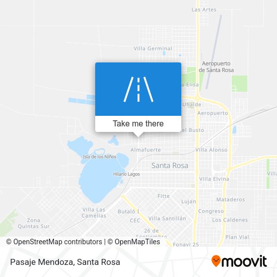 Mapa de Pasaje Mendoza