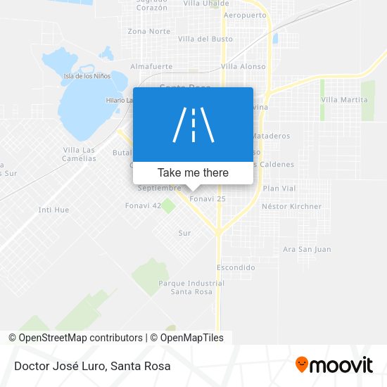 Doctor José Luro map