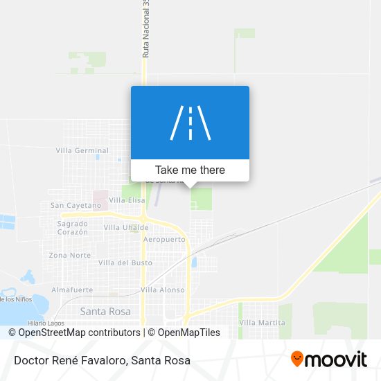 Doctor René Favaloro map