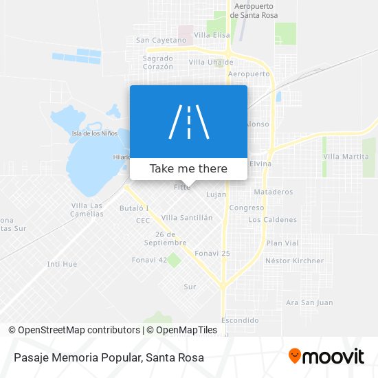 Pasaje Memoria Popular map